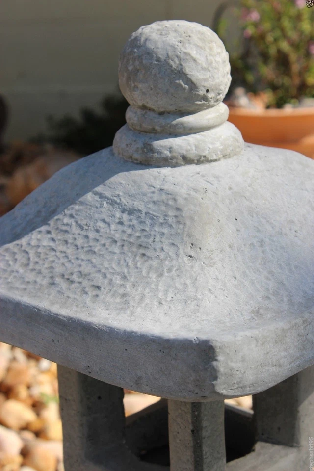 PAGODA LINTERNA DE HORMIGÓN ORIENTAL JARDÍN JAPONÉS CEMENTO PIEDRA ESTATUA SE ENVÍA GRATIS Foto 4 de 4
