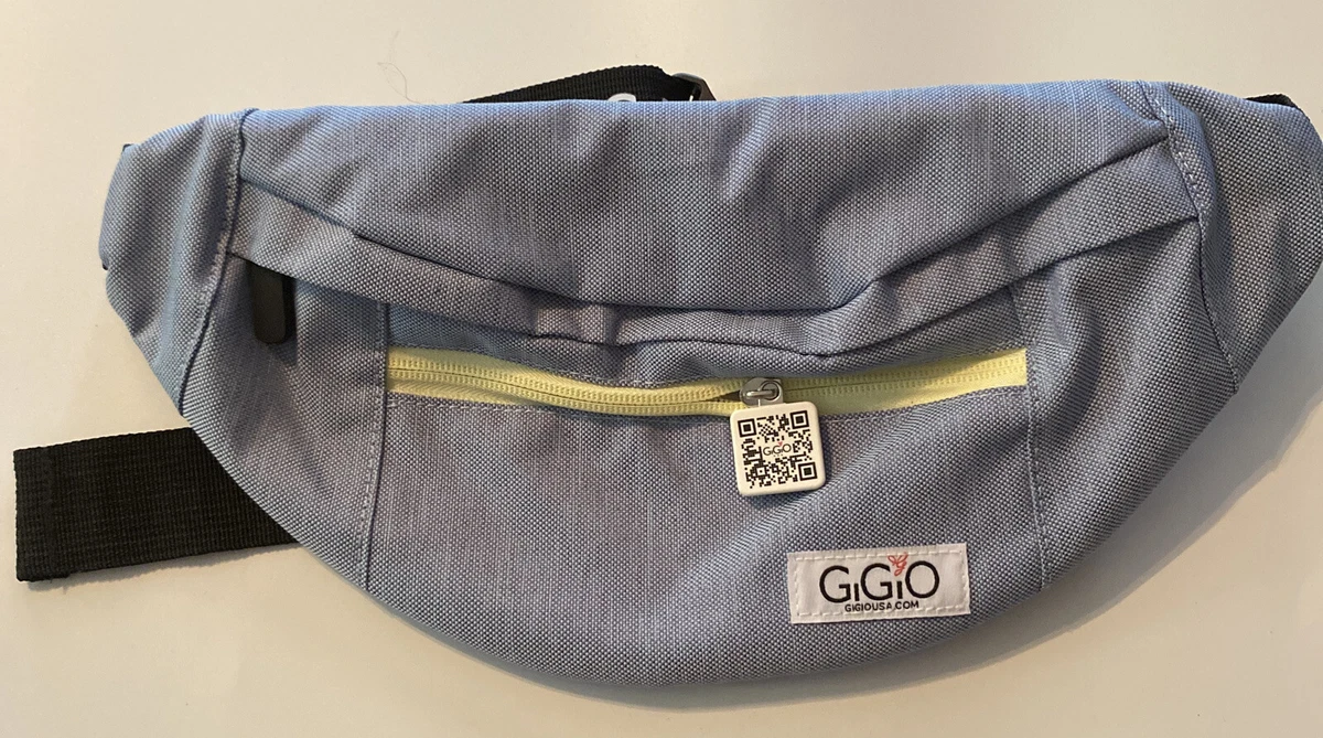 GIGIO USA Blue Fanny Pack Belt Bag Adjustable Strap