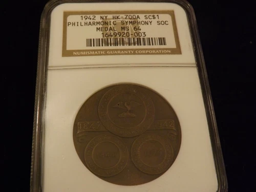 1942         NEW YORK     PHILHARMONIC   Symphony   NGC MS 64