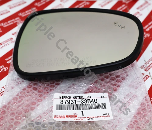 87931-33B40 Lexus Genuine Front Right RH Passenger Mirror Blind Spot Lane Change