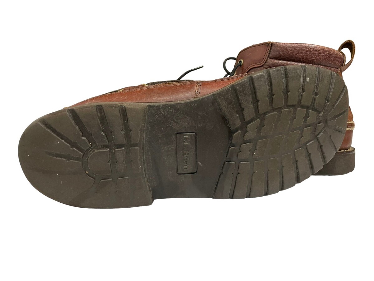 LL Bean Allagash Bison Brown Leather Chukka Boots 244479  display picture 1