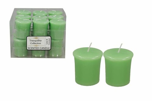 36PK Tranquility Scented Votive Candles 8 Hours Tealights Scents Decorative - Picture 6 of 13