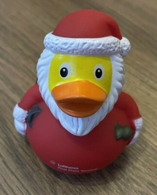 Selten: Lufthansa First Class Terminal Badeente - Santa / Weihnachten/Christmas