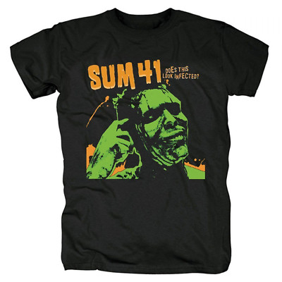 Sum 41 band vtg T-shirt black Short sleeve all sizes S to 5Xl FF82