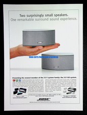 Bose 3-2-1 GS DVD System Speakers 2003 Trade Print Magazine Ad Poster ADVERT