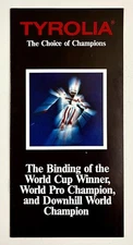 1980s Tyrolia Choice Of Champions World Cup Binding Vintage Ski Product Brochure