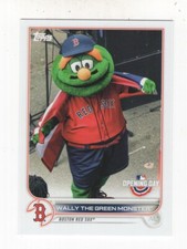 2022 TOPPS OPENING DAY BASEBALL MASCOTS WALLY THE GREEN MONSTER RED SOX #M-2