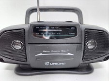 Lifelong Baby Boom Box Stereo AM/FM Model 2225 Vintage Radio Tested