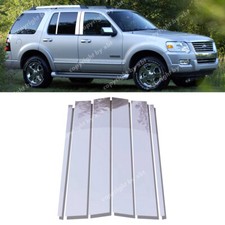 Us Chrome Pillar Posts 4pcs Window Door Trim For Ford Explorer 2002-2010