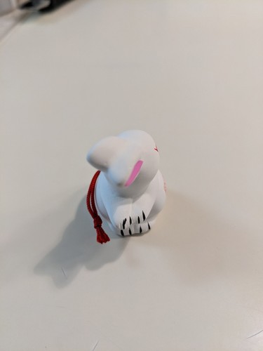 Uji Shrine Rabbit Omikuji from Kyoto – Japanese Fortune Charm in Bunny Shape - Picture 5 of 5