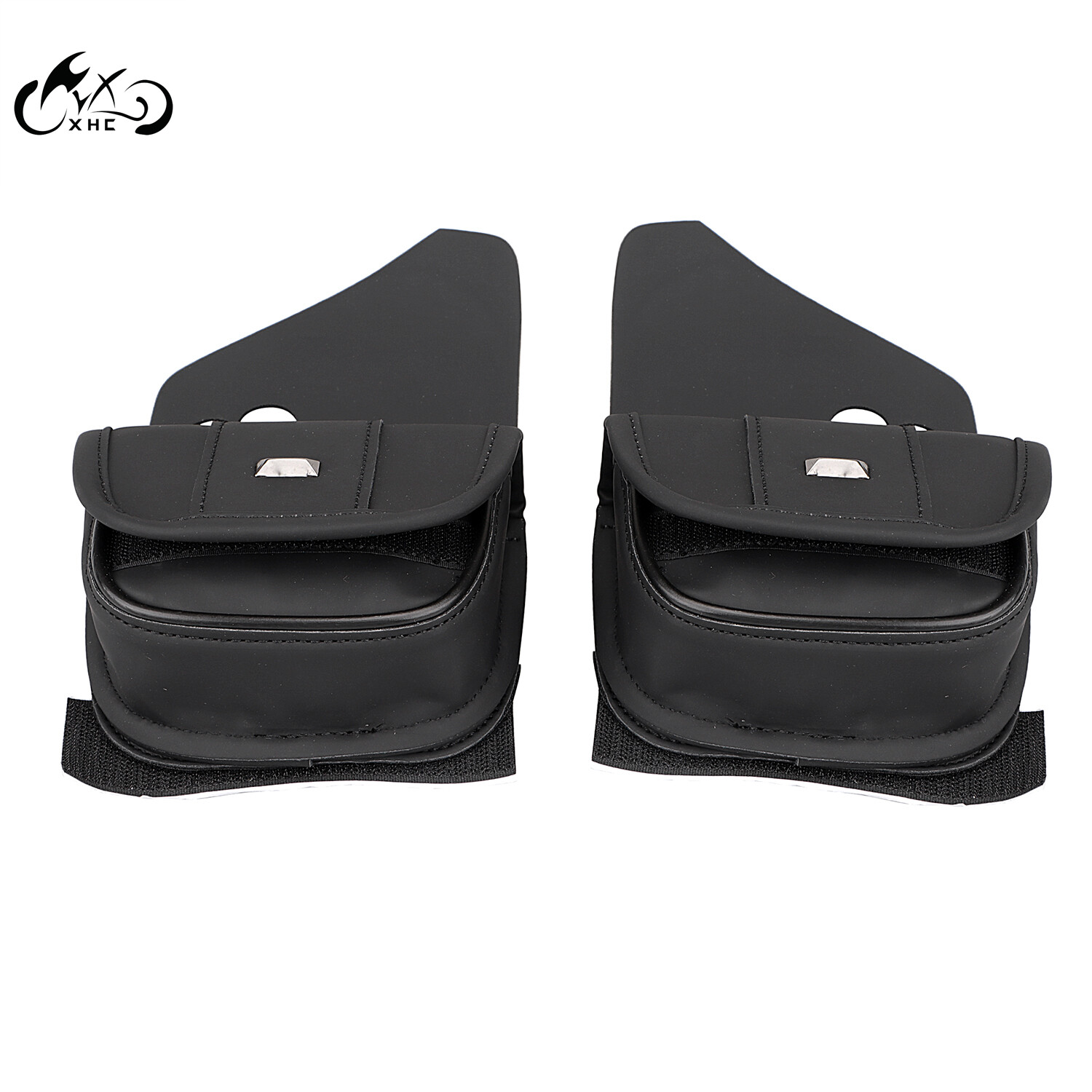 Matte Black Windshield Faring Pouches For Harley Street Glide Special FLHXS FLHT