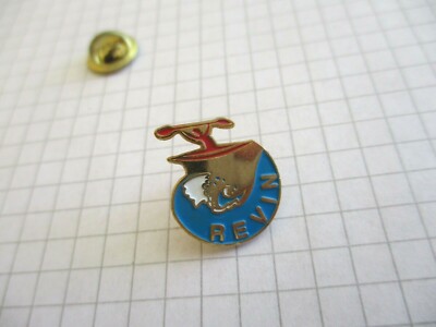 CANOE KAYAK REVIN FRANCE RAFTING VINTAGE LAPEL PIN BADGE us29