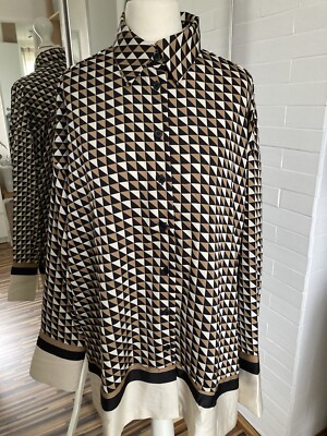 H&M Bluse Retro 70er Style Gr. S