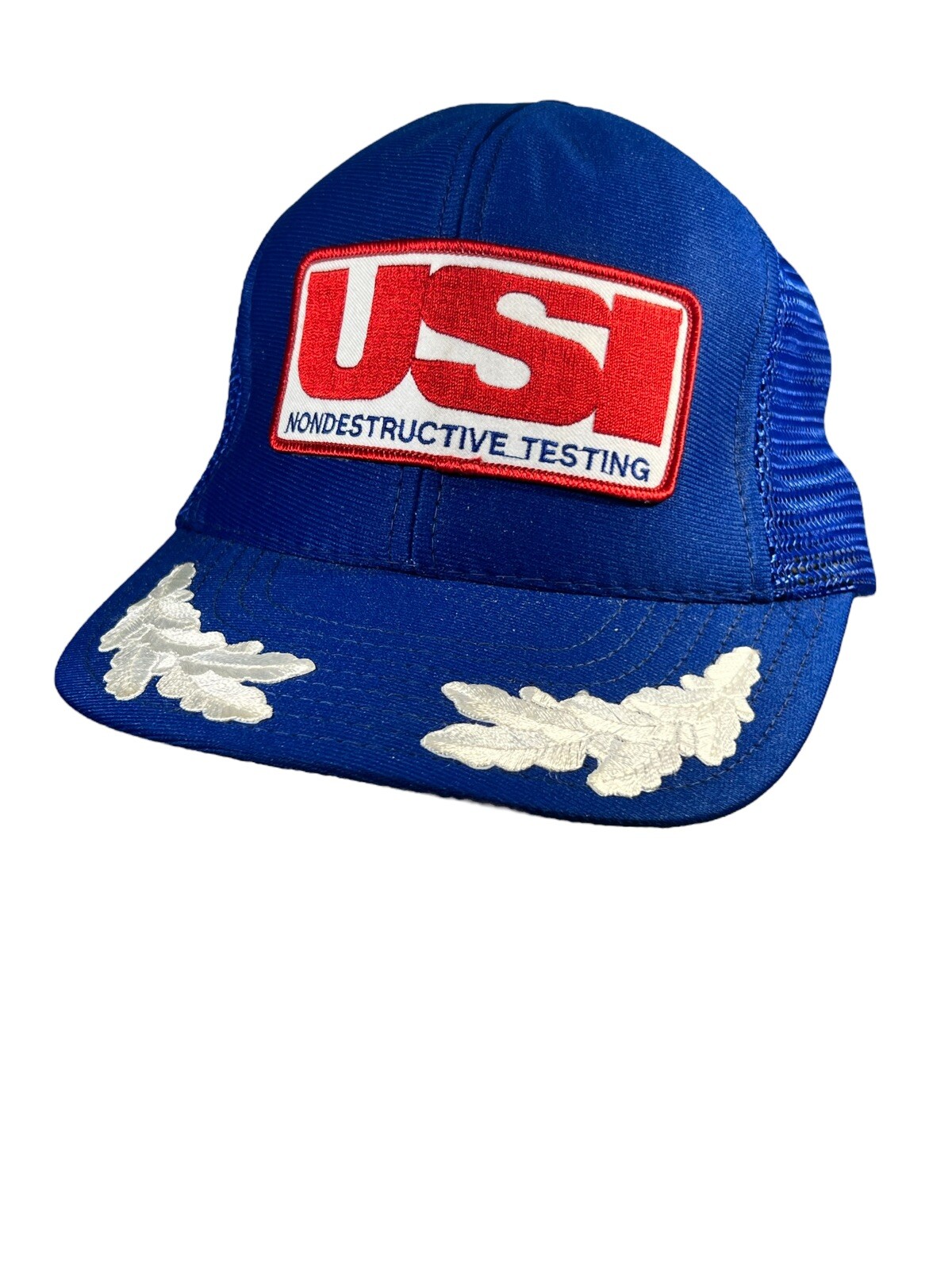 Vintage USI Nondestructive Testing Patch Logo Blu… - image 1