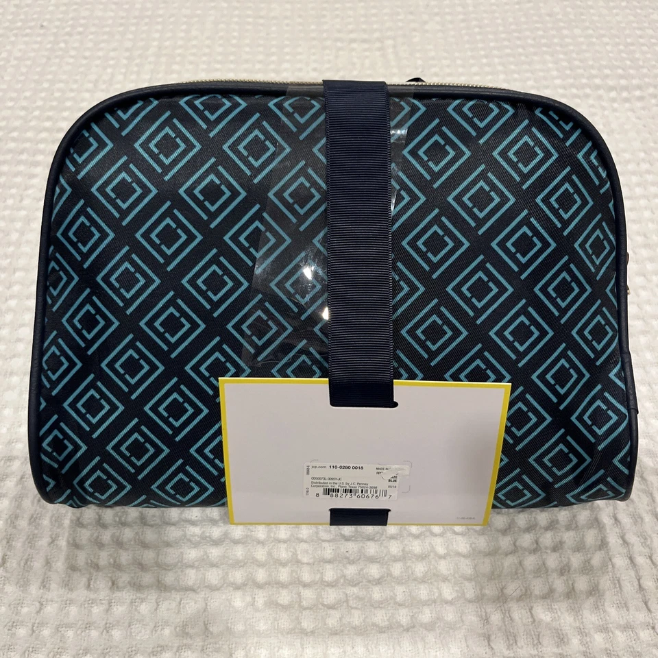 Liz Claiborne 三套化妆盒深蓝色和青蓝色全新 — 第 3/3 张图片