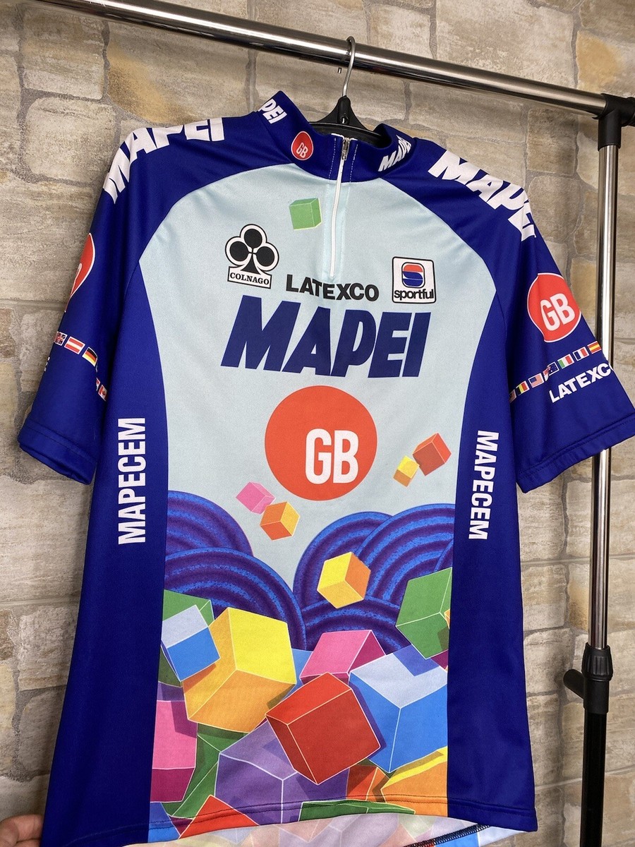 Maillot de cyclisme rétro Mapei Getaz Romang - Retro Peloton