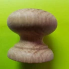 34mm Raw Oak knob.Unfinished,ready to paint stain or varnish, Cupboard knob PK10