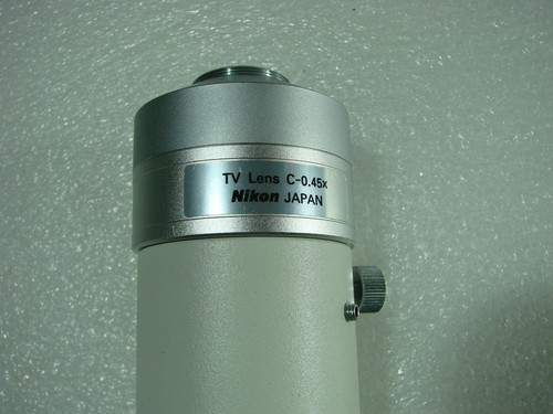 Nikon Microscope C-Mount Adapter TV LENS C-0.45x along with Tube Made in Japan - Picture 2 of 7