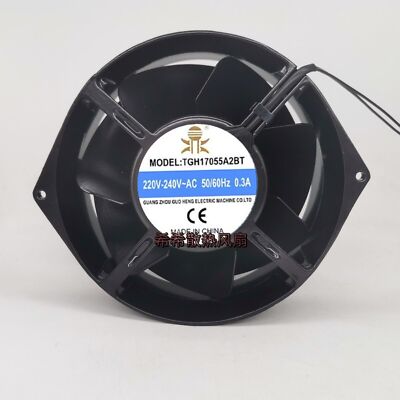 1 Pc.  GUO HENG axial fan TGH17055A2BT AC220V 17055 17cm 2 WIRE All metal fan