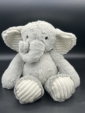 Lambs Ivy Elephant Jett Baby Boy Girl Nursery Gray Plush Animal EUC
