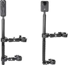 Motorcycle Mount kit for Insta360 One X5 X4 X3 X2 RS- Double Clamps Handlebar Ho