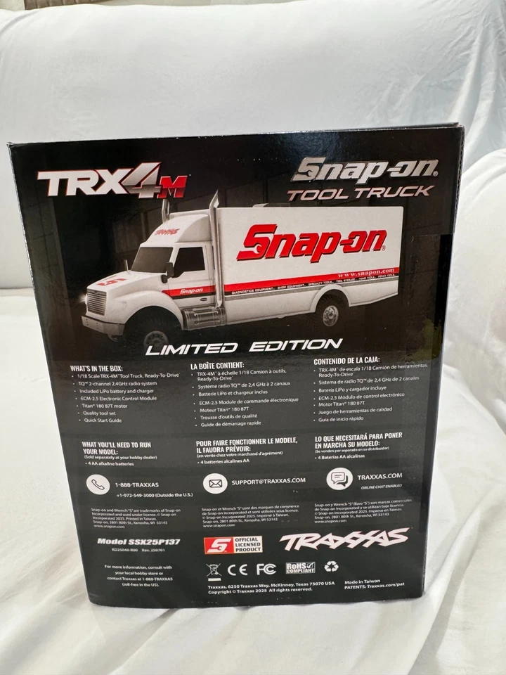 2025 NEW Limited Edition SnapOn TRX4m Tool Truck IN SEALED BOX  SSX25P137 GIFT - Image 4 of 4