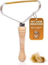 1-Pack Pet Hair Removal Tool - Carpet Rake and Squeegee for Pet Hair Remover