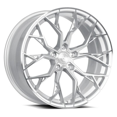 Dolce Aria Glossy Sliver Wheel 5x112 18x8.5 +35et High Performance Rim