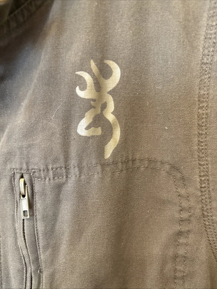 Browning For Her Canvas Hunting  Vest Women’s Size: Large       Olive/Tan/camo - Image 2 of 4