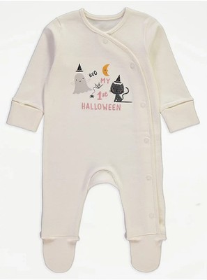 MY FIRST HALLOWEEN CREME SCHLAFANZUG 3-6 MONATE