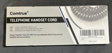 Comtrue Telephone Handset Cord, Universally Compatible, 1 Pack, New