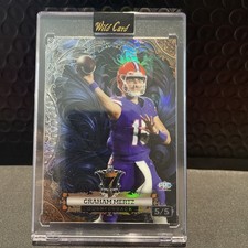 2024 Wild Card 7 Card Studs Promo - Spades Graham Mertz #P7CWS-GM (ROOKIE CARD)