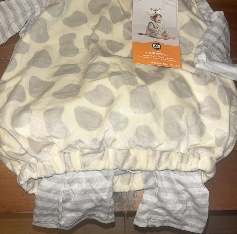 Baby Plush Giraffe Halloween Costume 12- 18 Months Hyde & EEK New - Image 4 of 4