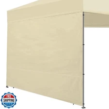 Joramoy Instant SunWall for 10x10 Pop Up Canopy, Canopy Walls 10x10 for Outdo