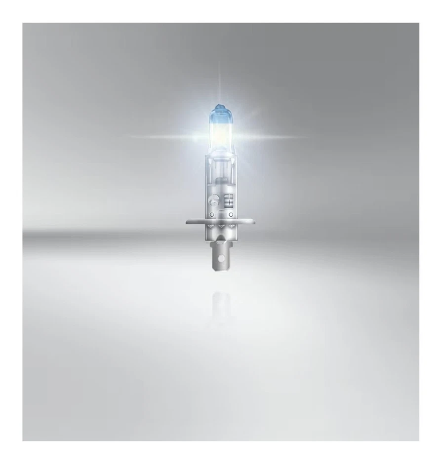 OSRAM NIGHT BREAKER LASER H1, +150% más brillo, lámpara de faro halógena - Imagen 4 de 4