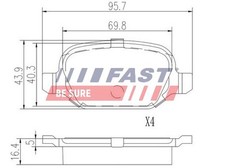 Plaquette de frein Alfa Romeo ALFA 6