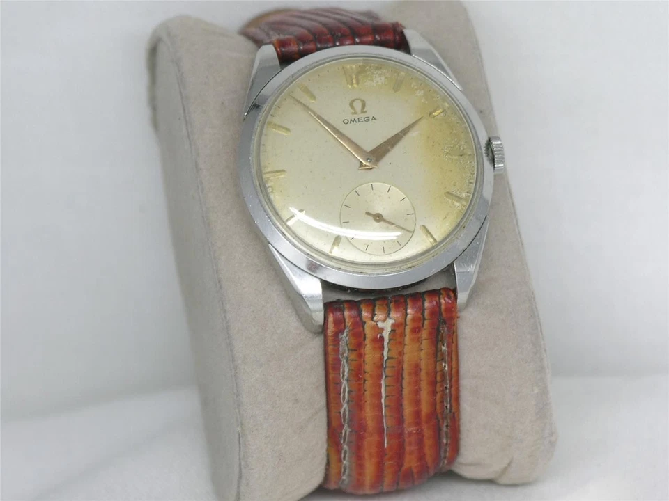 VINTAGE 34MM OMEGA 2900-1 JUMBO MANUAL WIND 17J STAINLESS CAL. 267, SERVICED! - Image 2 of 4