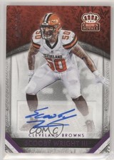 2016 Preferred Retail Crown Royale Rookie Pink 3/200 Scooby Wright III Auto 1u6