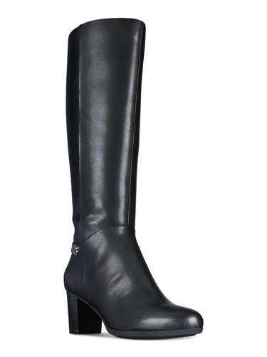ALFANI Womens Black Goring Padded Tamira Round Toe Zip-Up Riding Boot M main image 1
