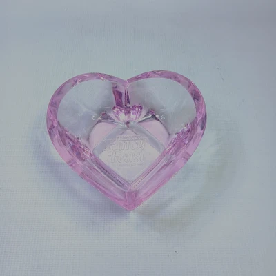 NESTLE Purina Fancy Feast Gourmet Cat Dog Food Plastic Heart Shaped Food Dish