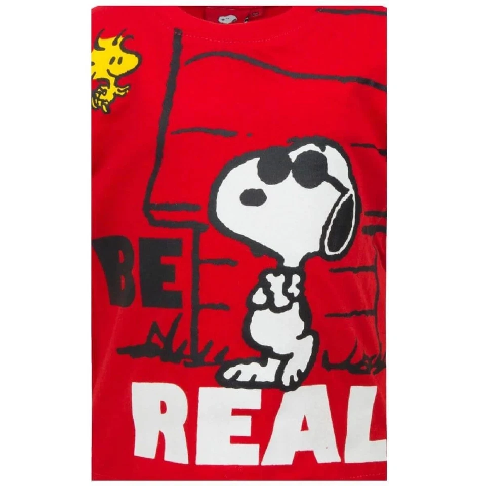 Snoopy PEANUTS Kinder T-Shirt Gr.  80 100% Baumwolle Babyshirt Rot - Bild 2 von 2