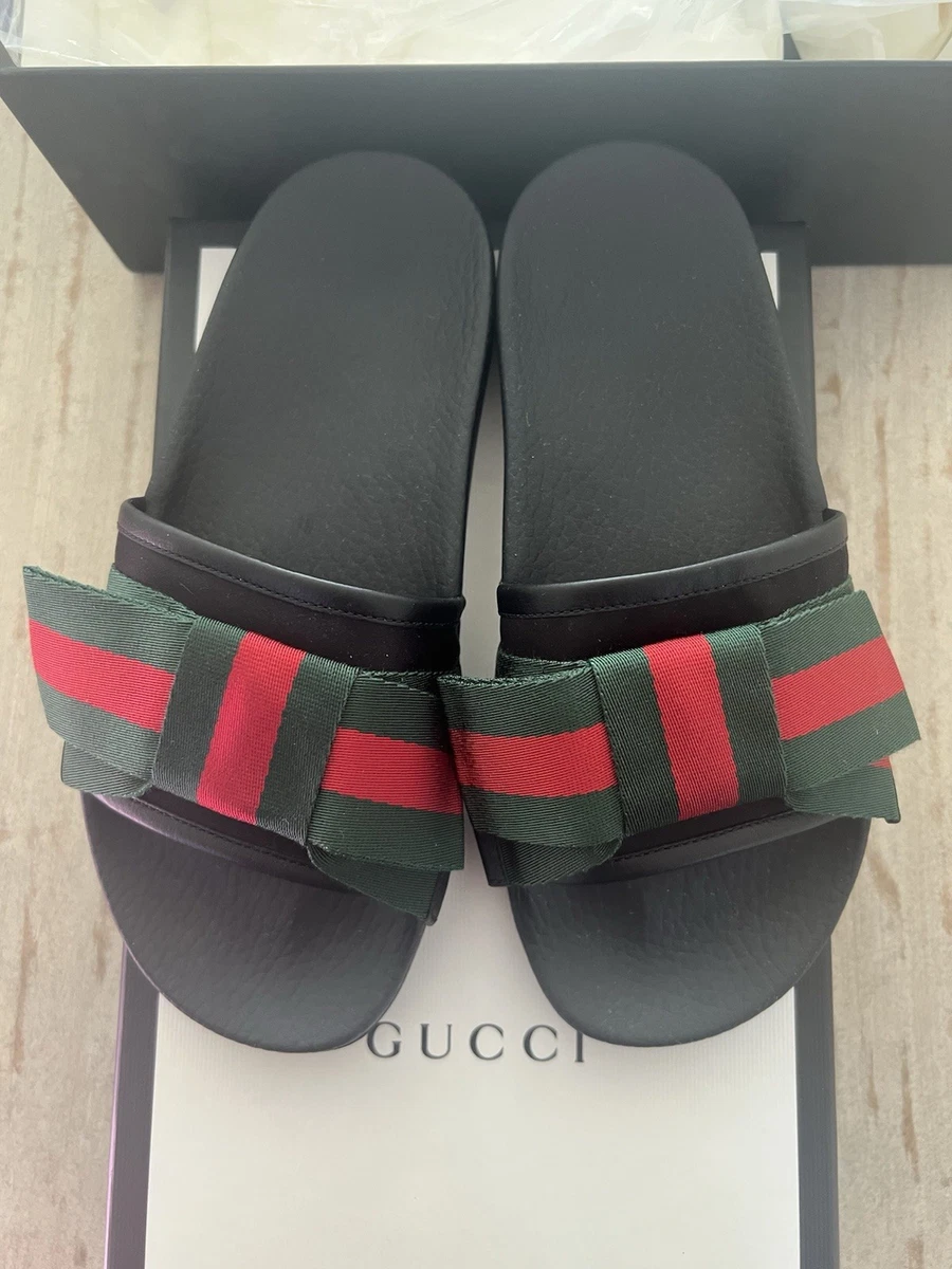 Gucci Bow Slide Sandals for Women for sale | eBay