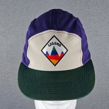 Legend Headwear Hat 5 Panel Camper Adjustable Outdoors Hiking Made In USA