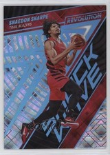 2022-23 Panini Revolution Shock Wave Cosmic 30/99 Shaedon Sharpe #21 e1e