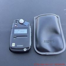 Sekonic Flashmate L-308B Digital Light Exposure Meter W/Case Excellent Condition