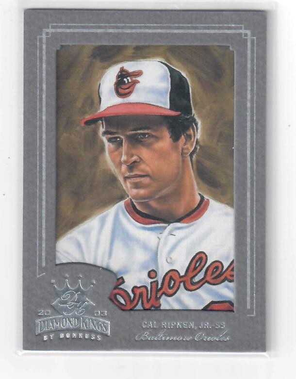 Cal Ripken Jr.  206/400  2003 Donruss Diamond Kings Silver~ Crowning Moment