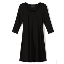 Karen Kane Jersey Knit Dress 3/4 Sleeves Scoop Neck Sz M Normcore A-Line Stretch