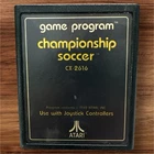 Game Program Championship Soccer Atari 2600 Game CX-2616 1980 Tested Retro