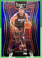 2024-25 Panini Select - Mezzanine Bam Adebayo #334 Blue Prizm