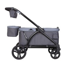 Baby Trend Expedition Push or Pull Stroller Wagon Plus w/ Canopy Grey Open Box 